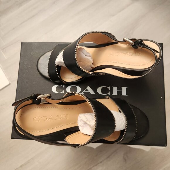 Coach Black Heels - Picture 3 of 9